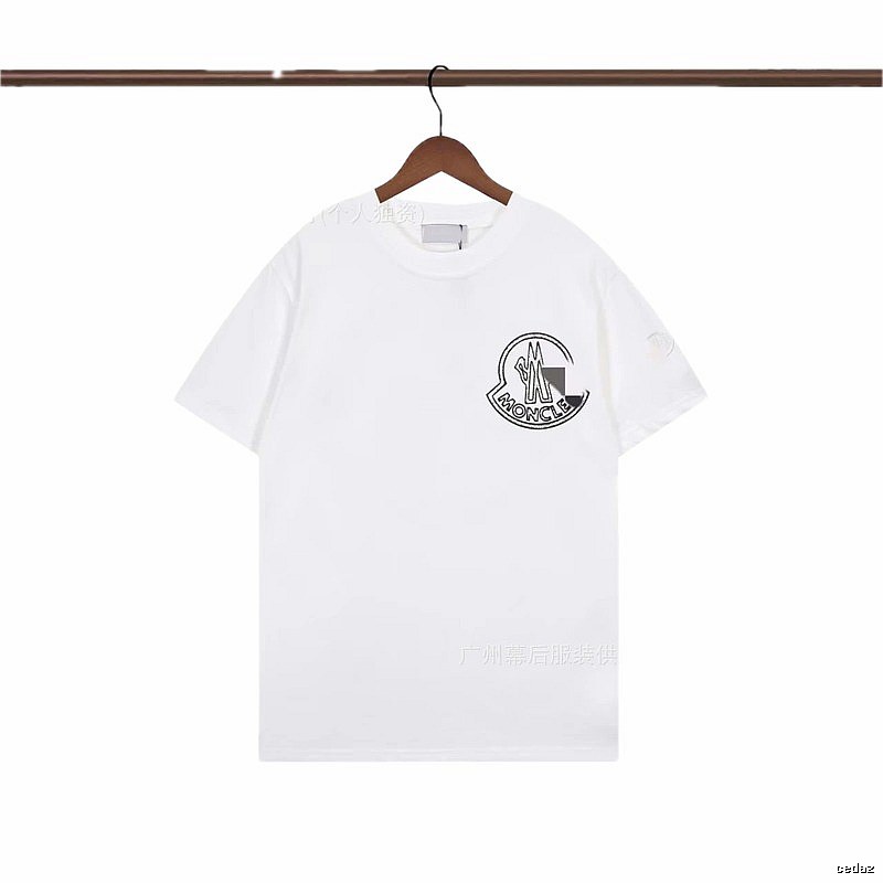Moncler Logo Casual Style White Short-sleeve T-shirt
