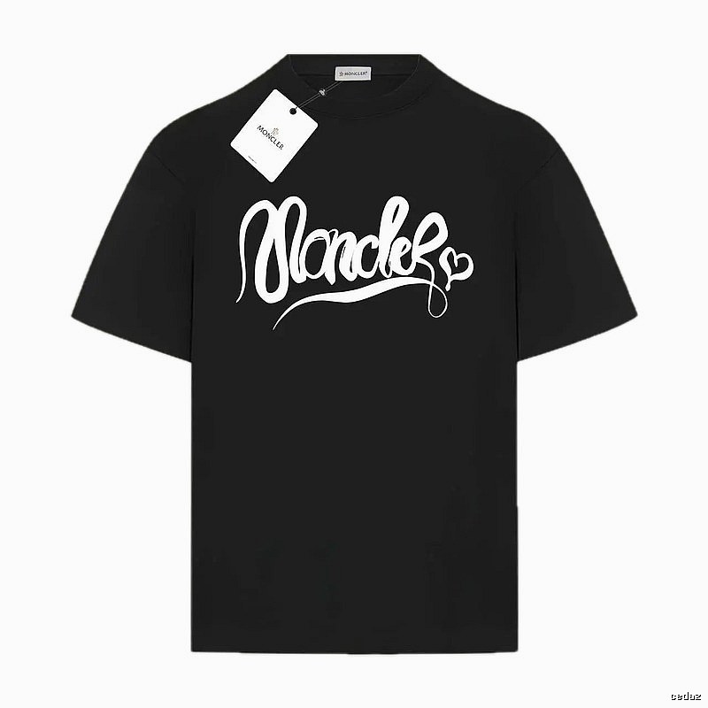 Moncler Love Trendy Black T-shirt
