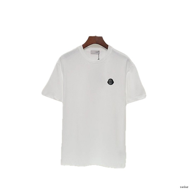 Moncler Minimalist Casual Style White Short-sleeved T-shirt