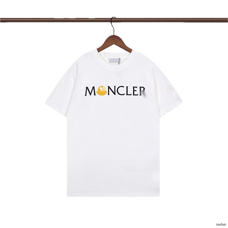 Moncler Printed Casual White Short-sleeve T-shirt
