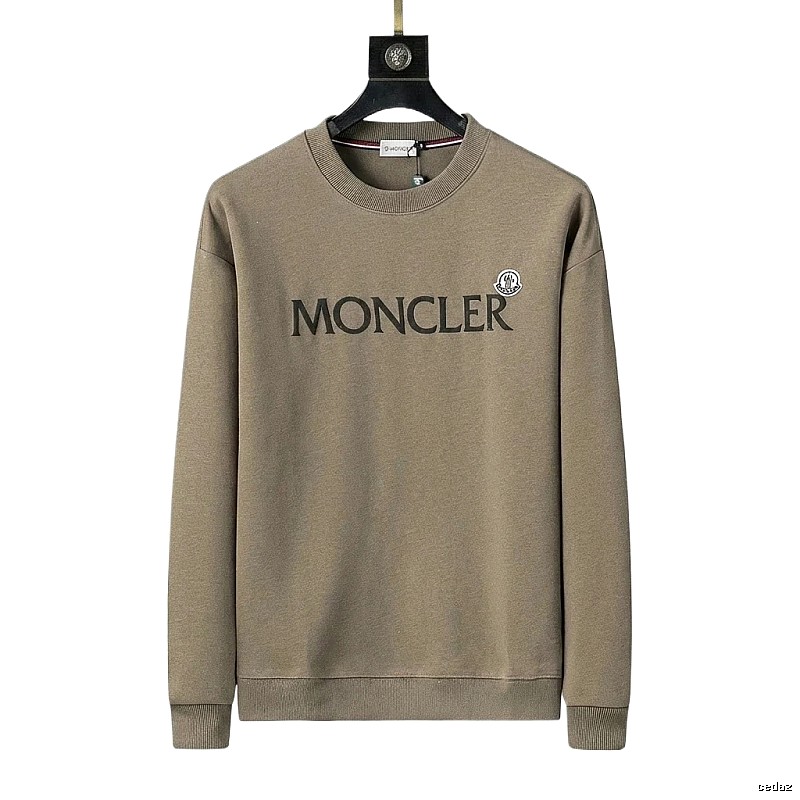 Moncler simple style khaki sweatshirt