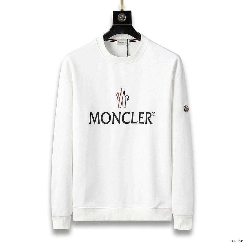 Moncler simple white sweatshirt