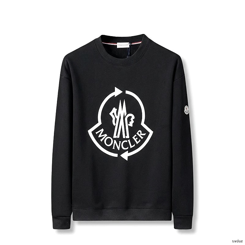 Moncler's classic trendy black sweatshirt