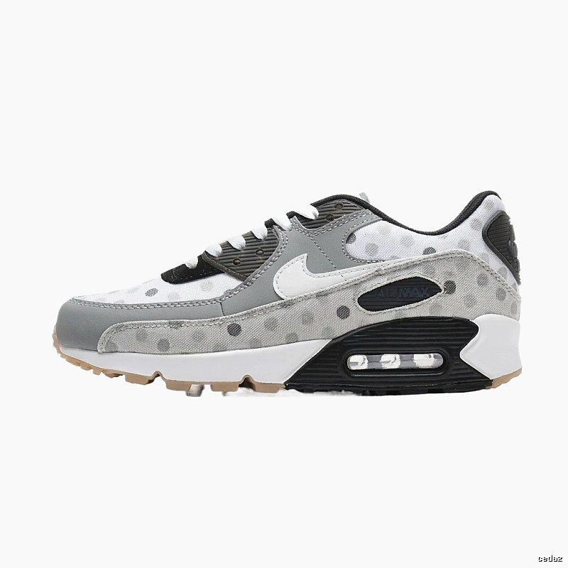 Nike Air Max 90 Polka Dot Style Grey Shoes