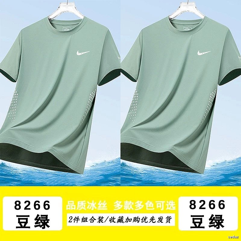 Nike Premium Style Athletic T-shirt Lightweight Short Sleeve for Resort Outfits