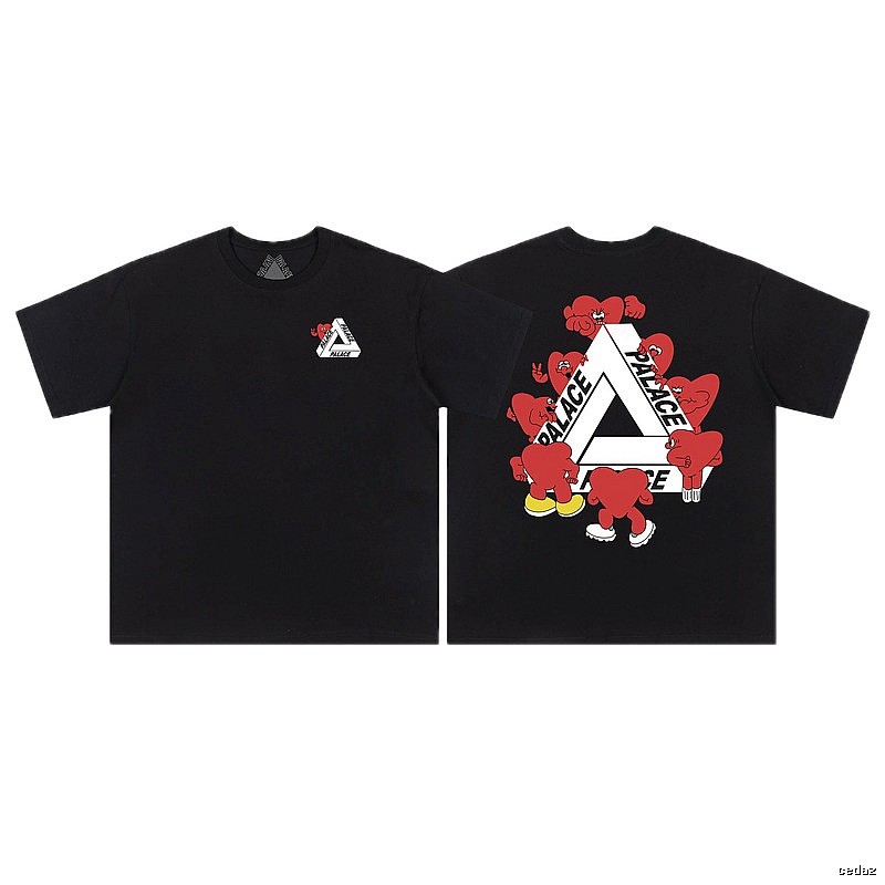 Palace Love Triangle Streetwear Black T-Shirt