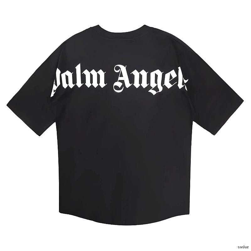 Palm Angels Patterned Logo T-shirt White Palm Tree with Signature Styling