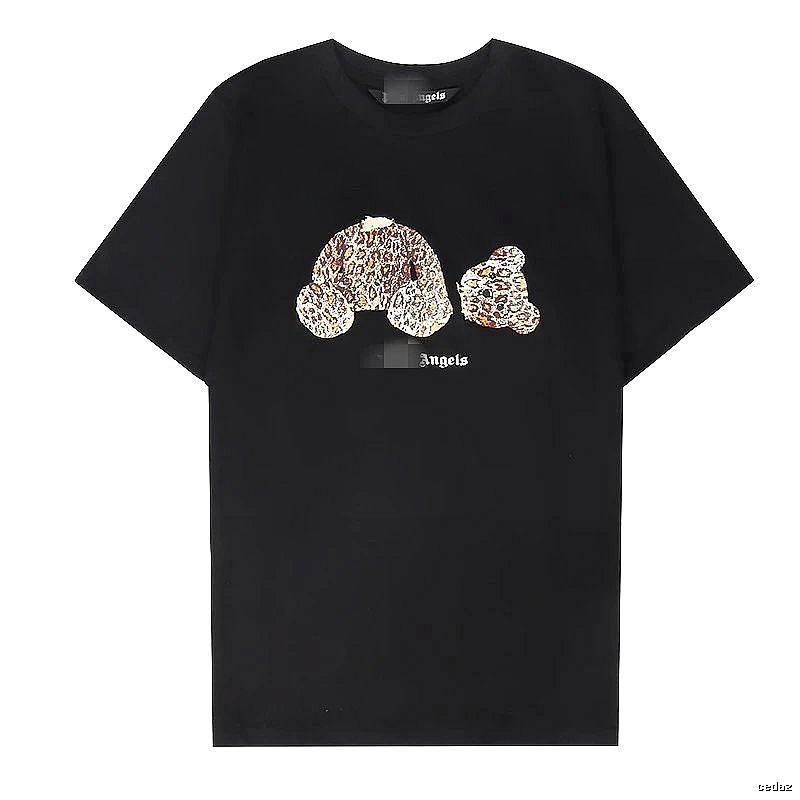 Palm Angels Statement Bear graphic T-shirt White Colorful Bear for Easy Pairing