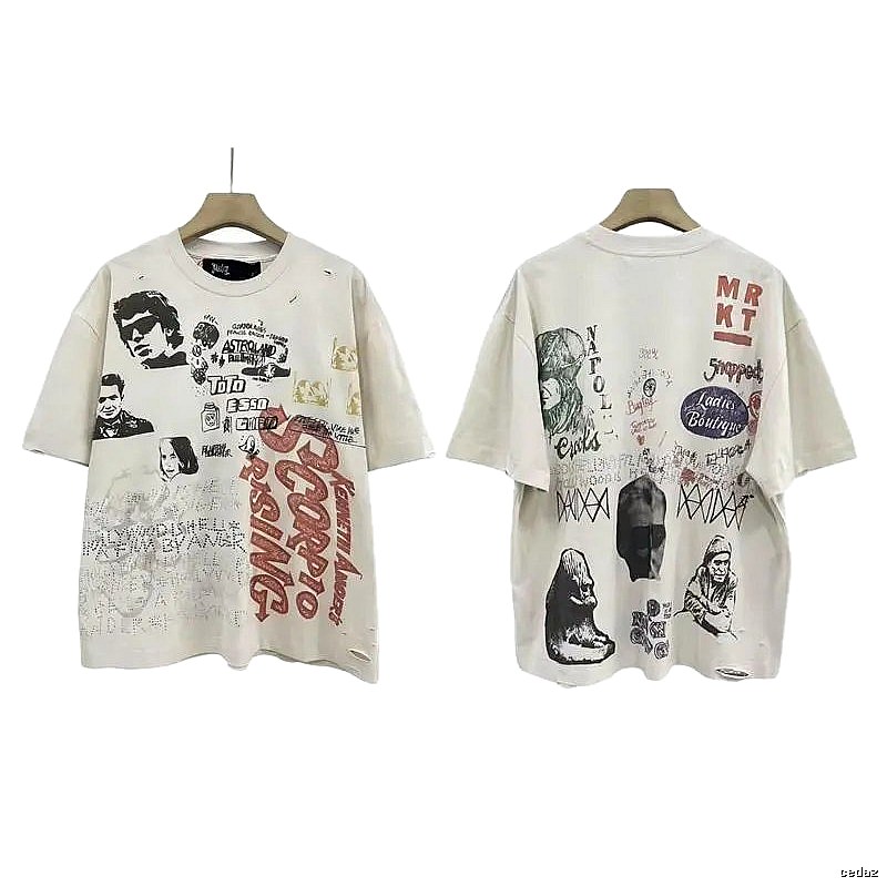 Paly Hollywood Graffiti Retro Off-white T-shirt