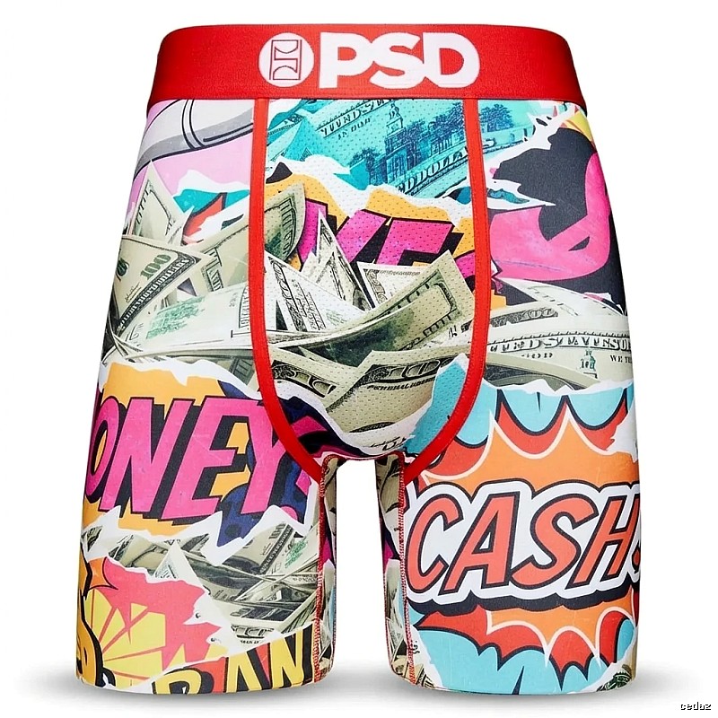 PSD graffiti-style colorful underwear