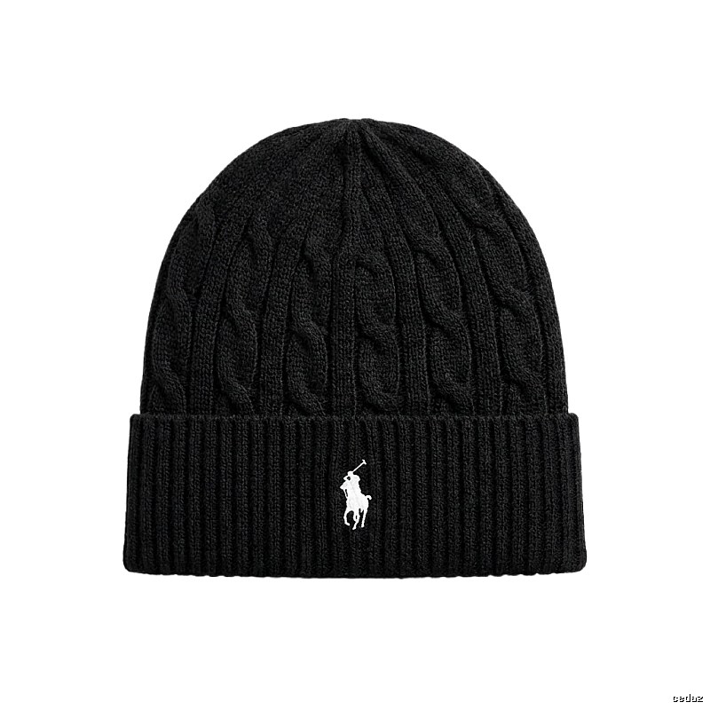 Ralph Lauren Polo Black Knitted Hat
