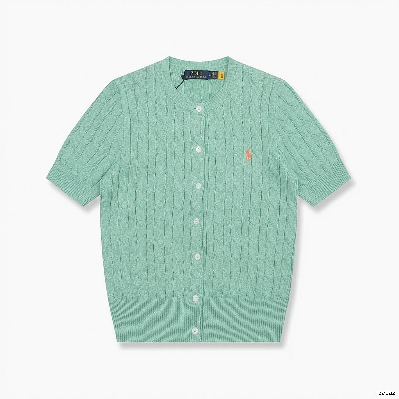 Ralph Lauren Polo light green knitted cardigan