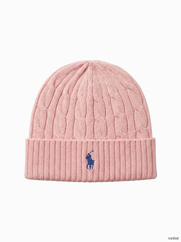Ralph Lauren Polo Pink Knitted Hat
