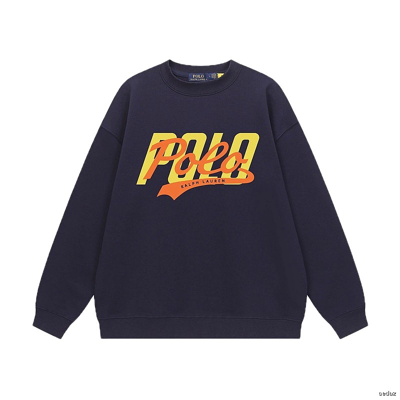 Ralph Lauren Polo Series Fashion Navy Blue Sweatshirt