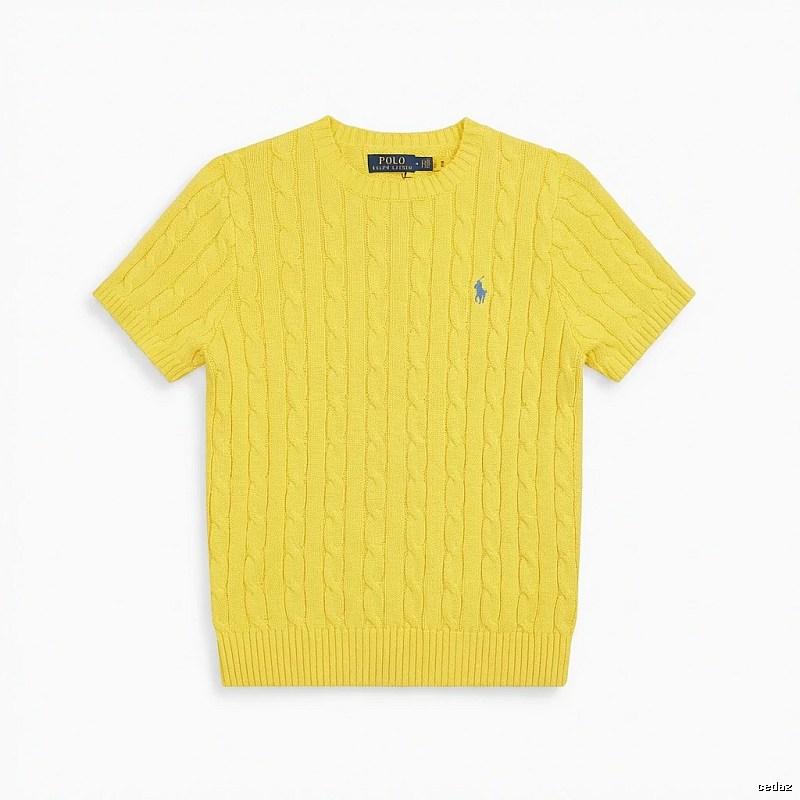Ralph Lauren Polo series yellow knitted sweater