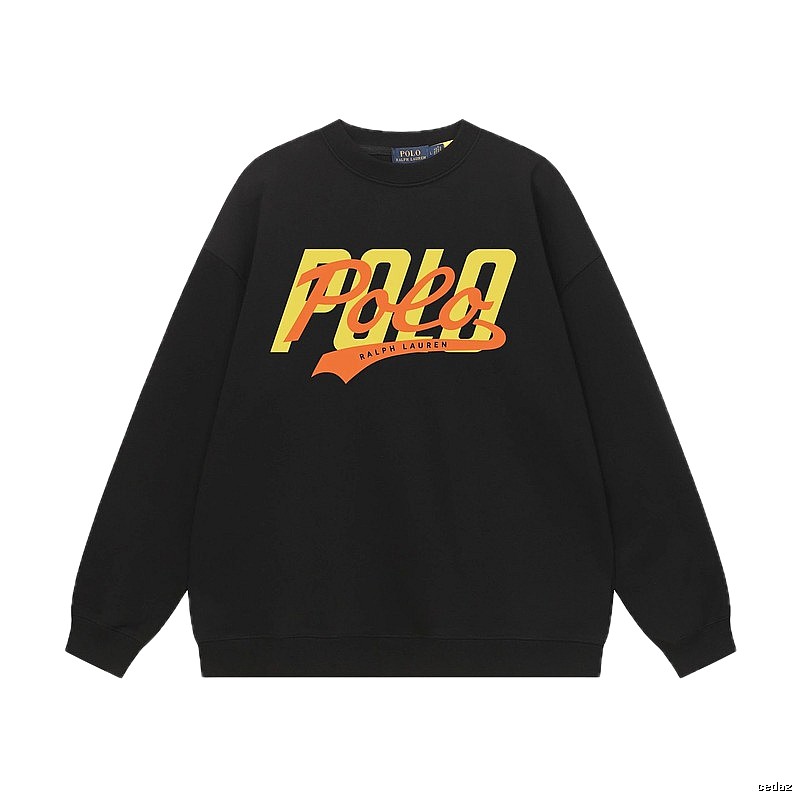 Ralph Lauren Polo trendy brand black sweatshirt