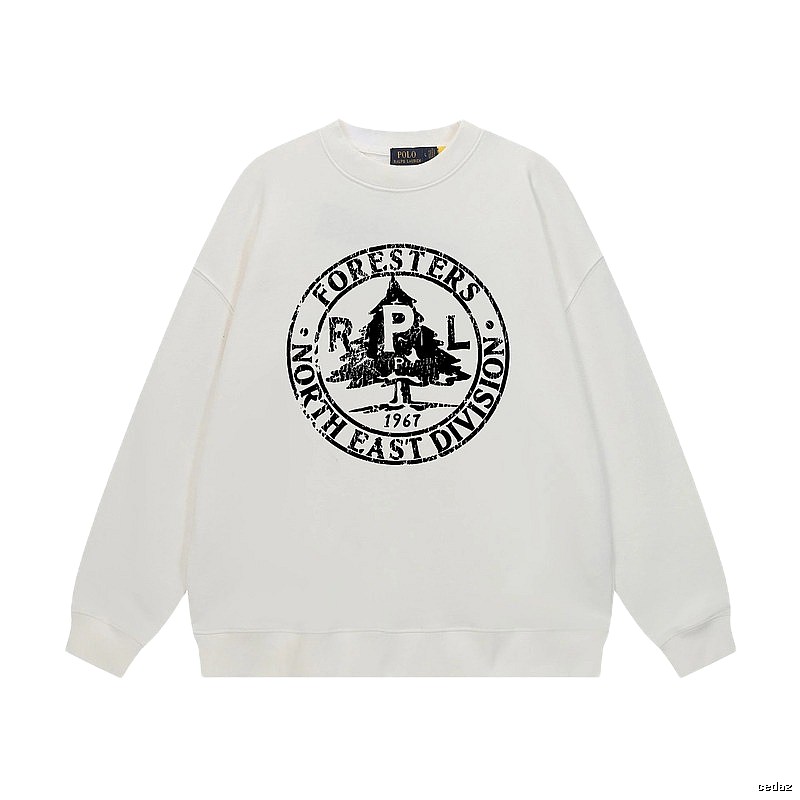 Ralph Lauren retro-style white sweatshirt