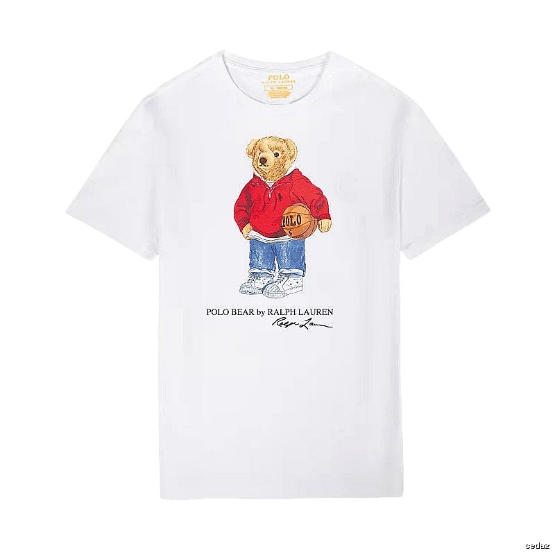Ralph Lauren Teddy Bear Series White T-shirt