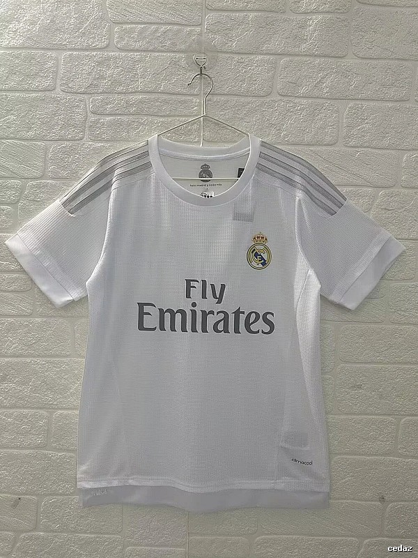 Real Madrid Classic Retro Teka soccer jersey White Retro Football with Travel-Friendly Style