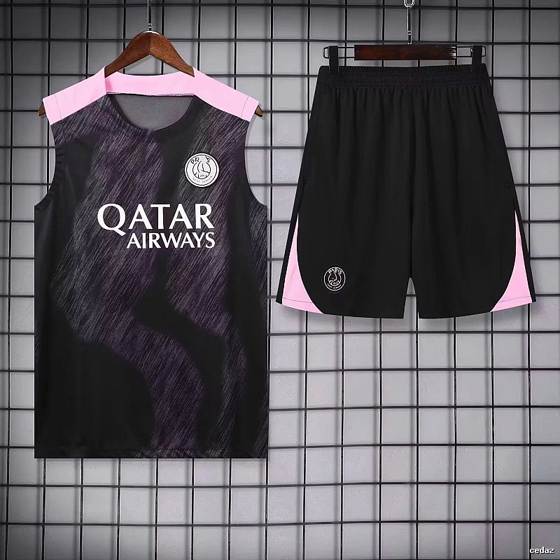 Real Madrid Monogram Training jersey set Navy Sleeveless Top for Casual Outfits