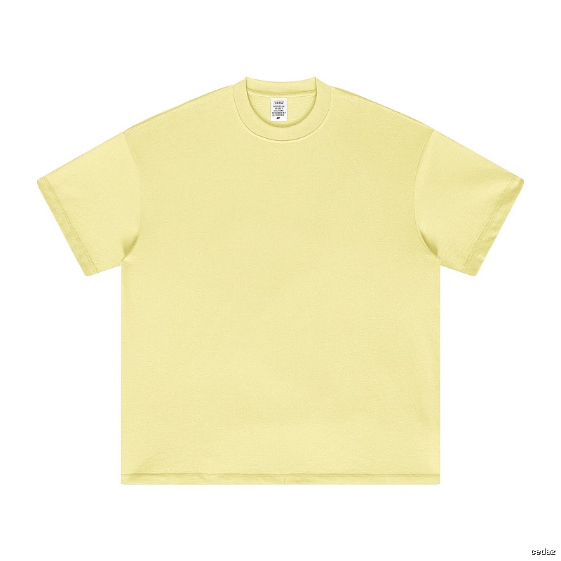 Relaxed Plain white T-shirt Minimal White Short with Designer-Inspired Detail