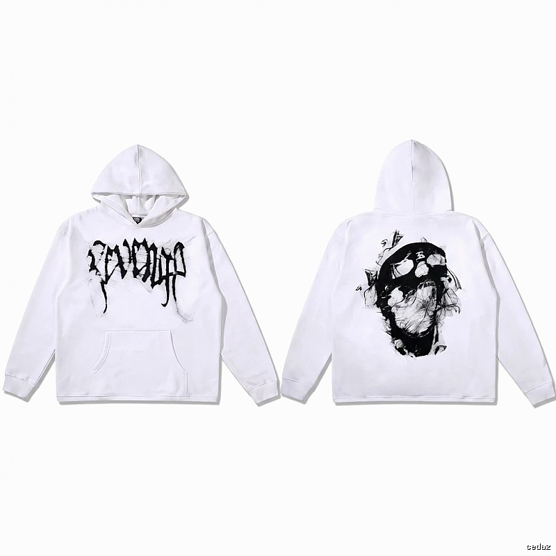 Revenge dark - style white hoodie