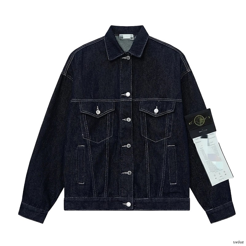 Stone Island Workwear Style Denim Jacket