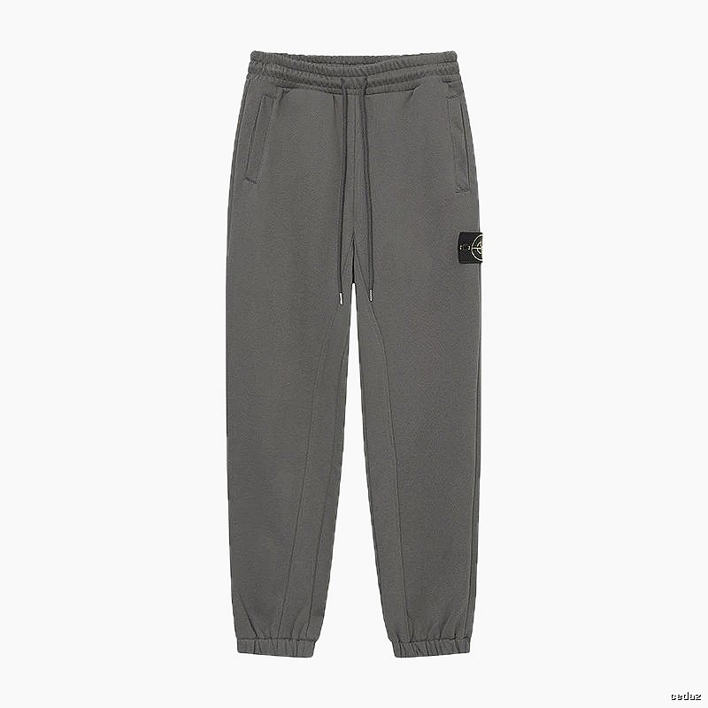 StoneIsland Compass Badge Street Style Grey Sweatpants