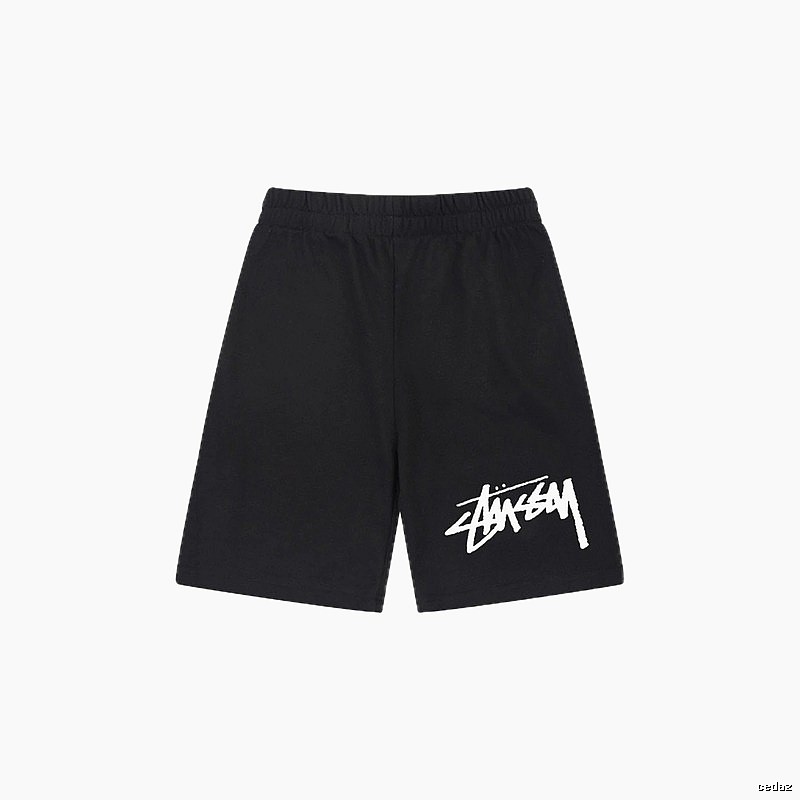 Stussy basic black shorts