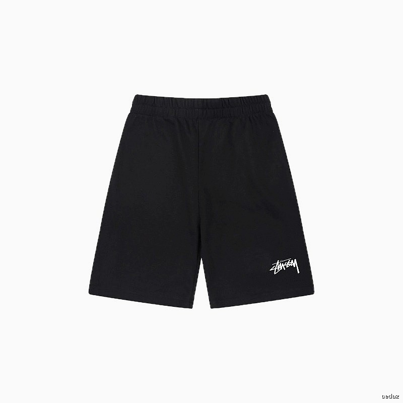 Stussy basic casual black shorts