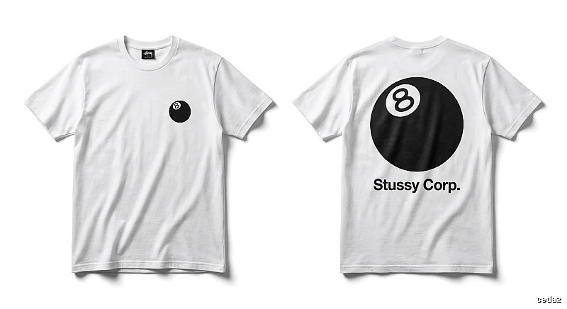 Stussy Billiards Series White T-shirt