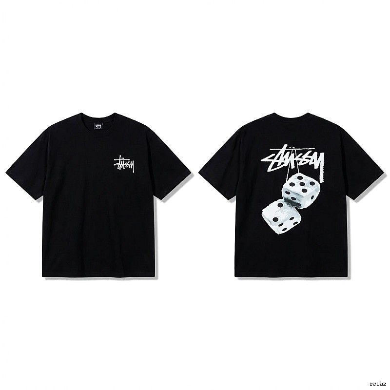 Stussy Dice Style Black T-shirt