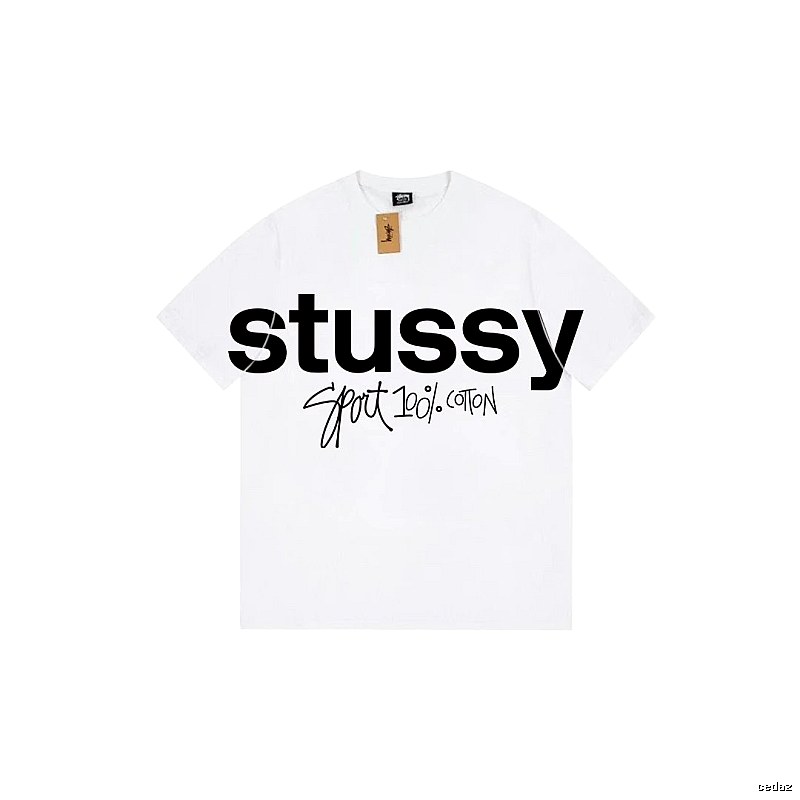 Stussy Gift Ready Graphic T-shirt Black White Stussy with Standout Detail