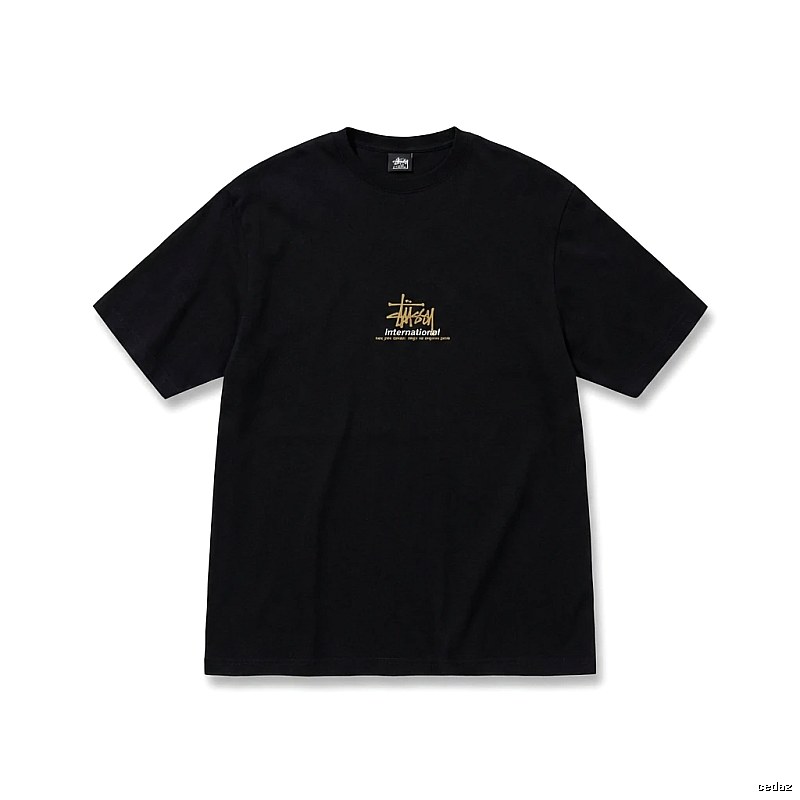 Stussy International Style Black T-shirt
