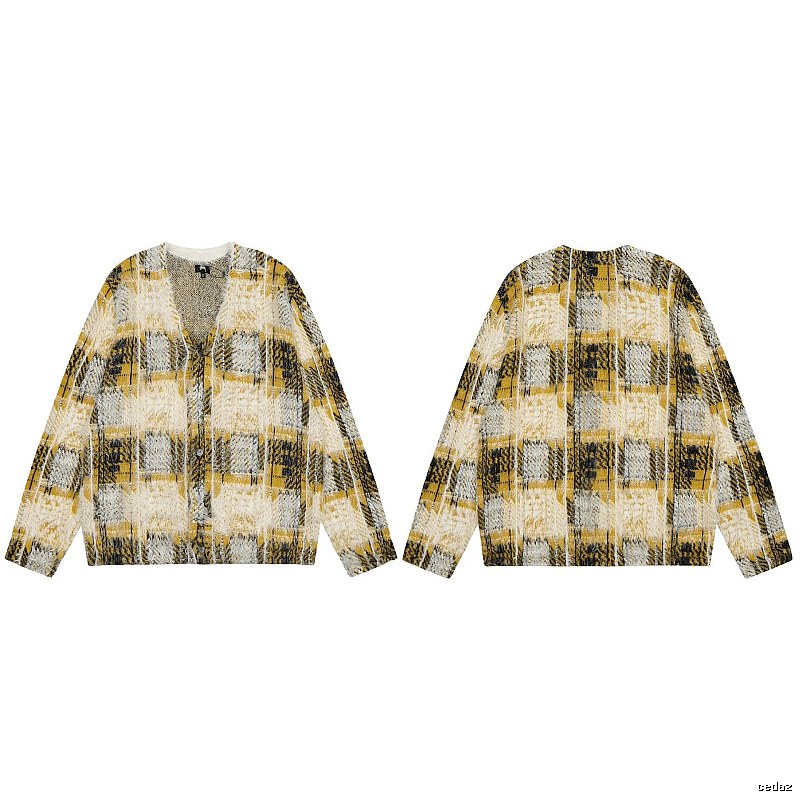 Stussy Yellow Swirl Graphic SweatShirt Warm Weather
