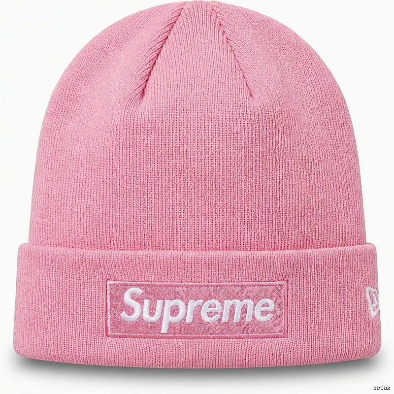 Supreme basic style pink cold hat
