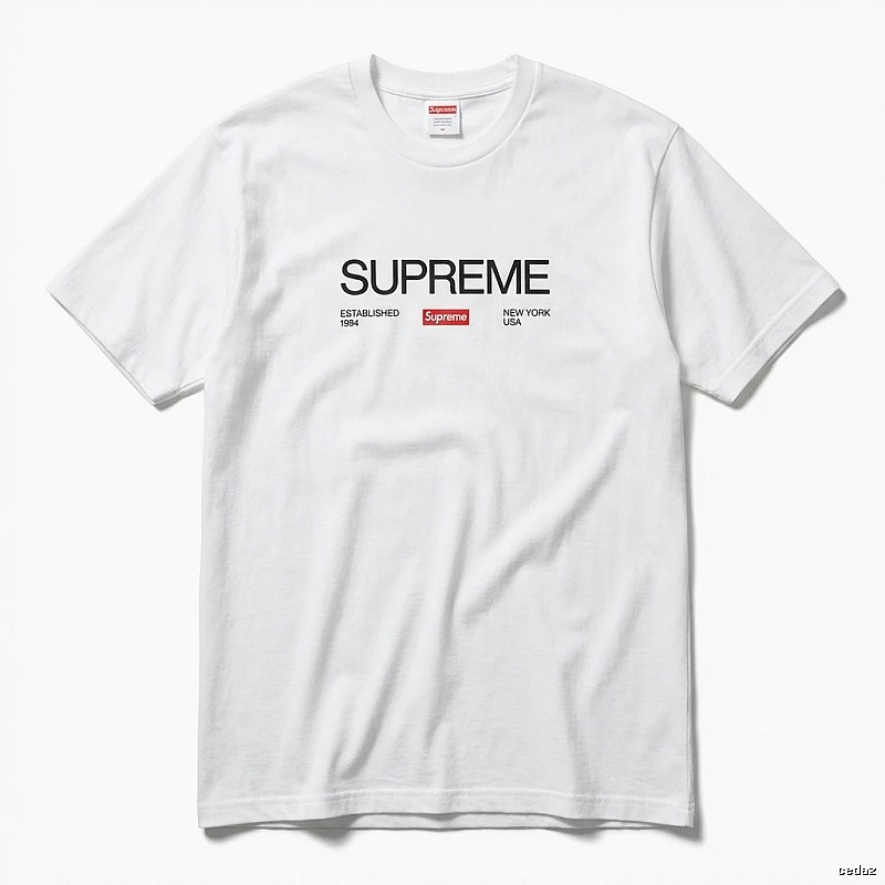Supreme basic white T-shirt