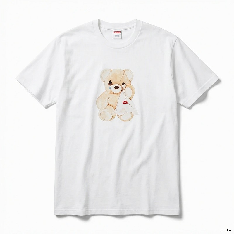 Supreme Bear Trend Brand White T-shirt