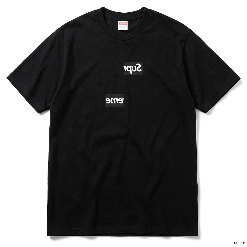 Supreme classic black T-shirt