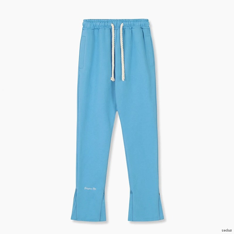 SynaWorld casual style blue sweatpants