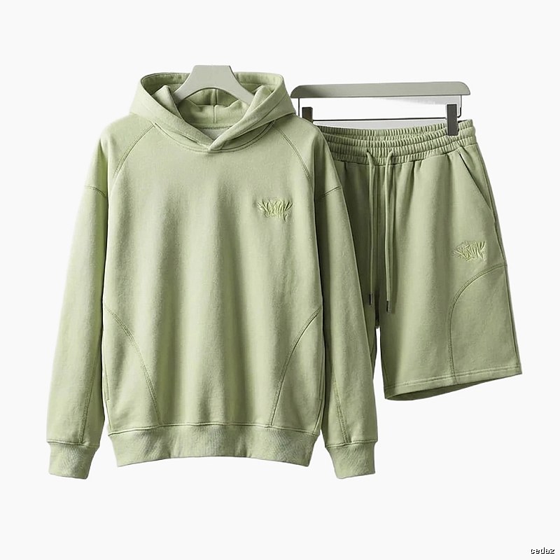 SynaWorld casual style light green suit
