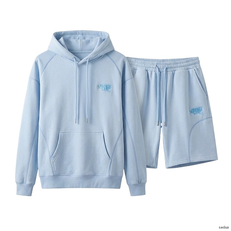 SynaWorld Series Light Blue Casual Sweatshirt