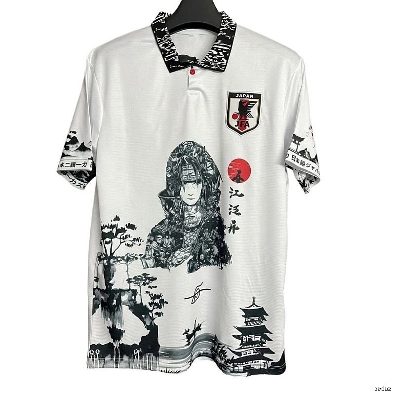 Tokyo Ghoul Black and White Polo Shirt in Japanese Style