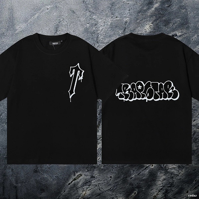 Trapstar Gift Ready Keys graphic T-shirt Black White Key with Fresh Pattern