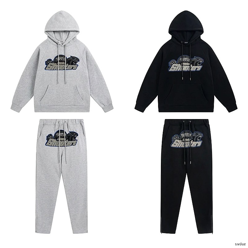 Trapstar Panther Series Casual Set (Grey/Black)