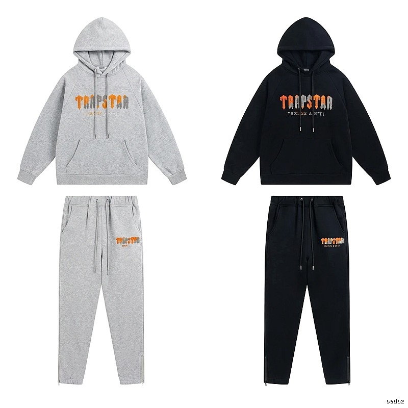 Trapstar Printed Streetwear Set (Grey/Black)