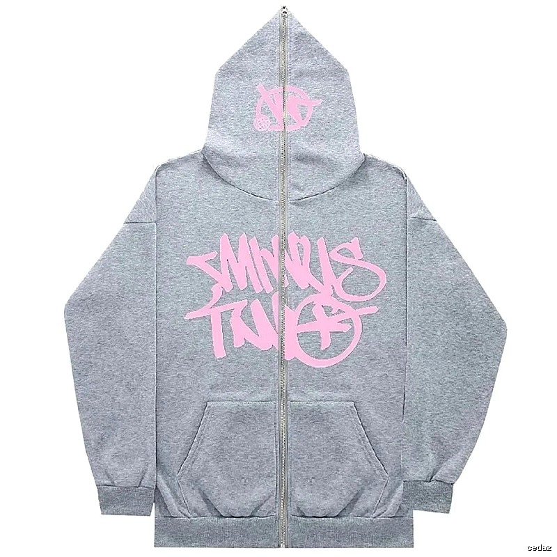 Trapstar Resort Graphic zip hoodie Black Zip Pink with Premium Look