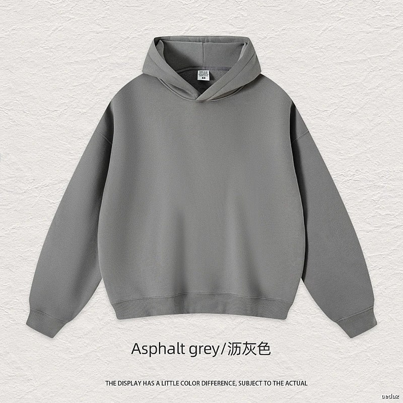 Travel Blank pullover hoodie Black Minimal A with Modern Look