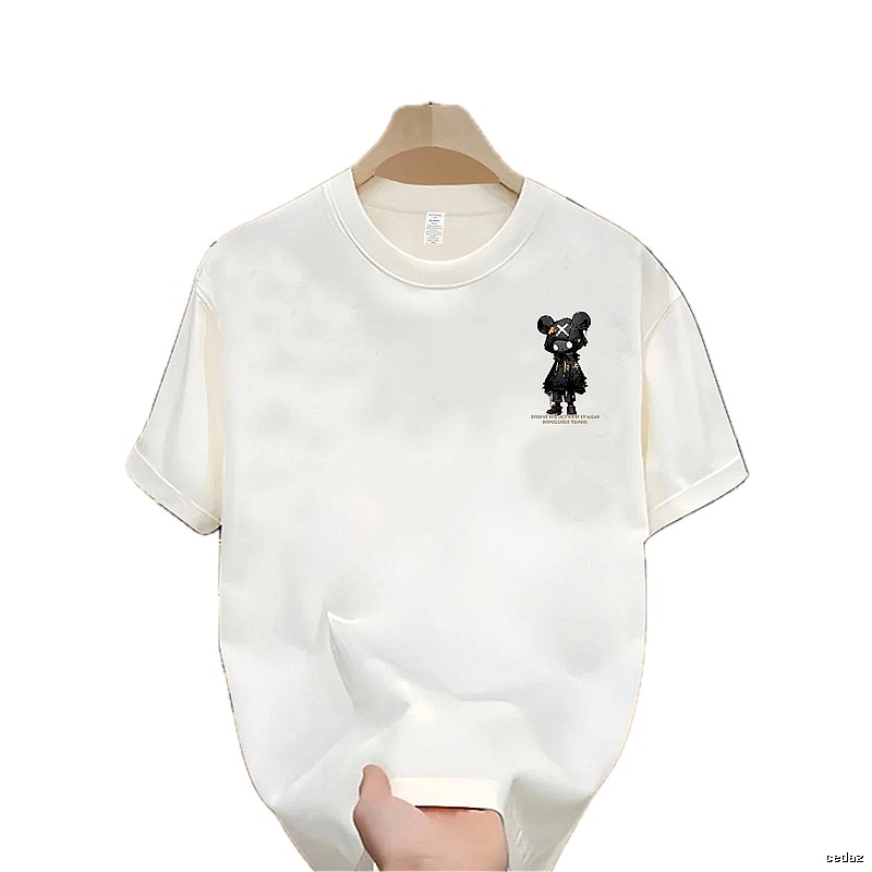 Trendy Brand Gloomy Bear Street Style White Short-sleeve T-shirt