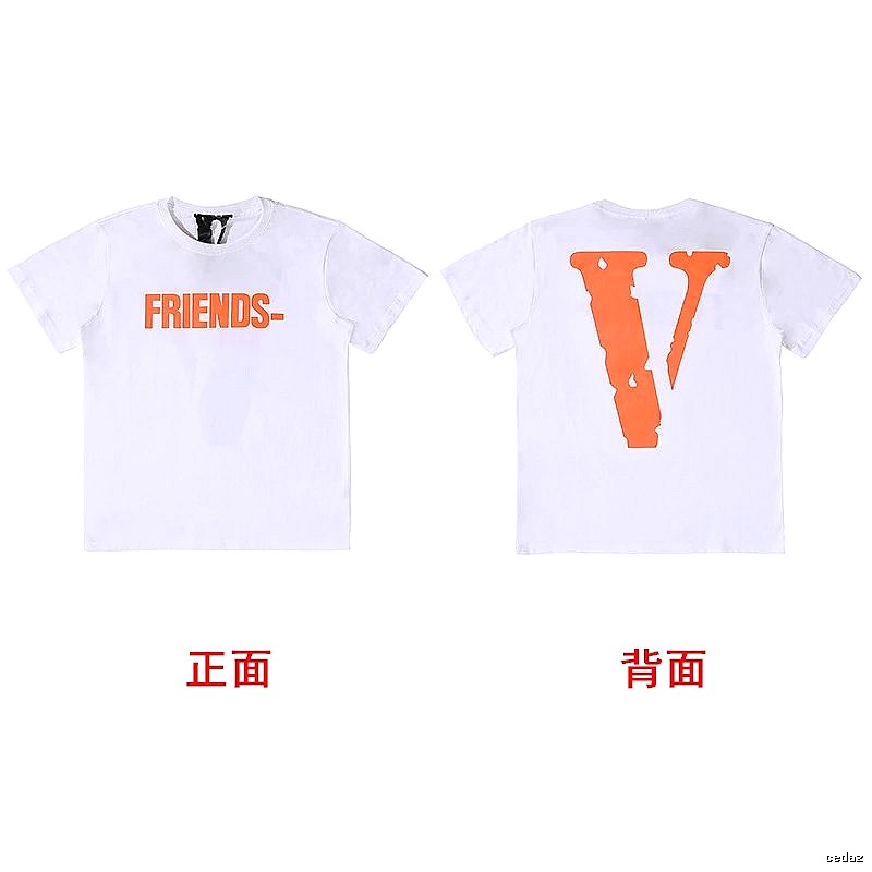 Vlone Easy Match Logo T-shirt Black Purple Vlone for Everyday Use